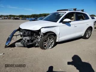 ✅ 2020 Audi Q5 Premium • VIN: WA1ANAFY7L2027532 • Лот: 83934595. Опубликован ранее на Copart с пробегом 91 110 миль. Бесплатный доступ к архиву аукционных продаж из США и подробный отчёт об истории автомобиля на DreamBid. Изображение 1.