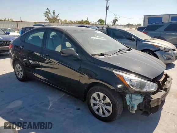 2017 Hyundai Accent SE with VIN KMHCT4AE6HU353879, listed as a Copart auction lot 86433135 with 122,307 mi miles and Non repairable. Bid and sale history available at DreamBid. Image 4.
