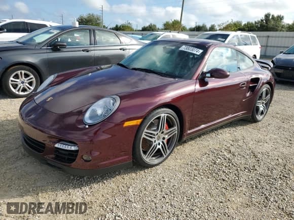 ✅ 2007 Porsche 911 Turbo • VIN: WP0AD29977S785167 • Лот: 73803074. Опубликован ранее на Copart с пробегом 18 960 миль. Бесплатный доступ к архиву аукционных продаж из США и подробный отчёт об истории автомобиля на DreamBid. Изображение 1.