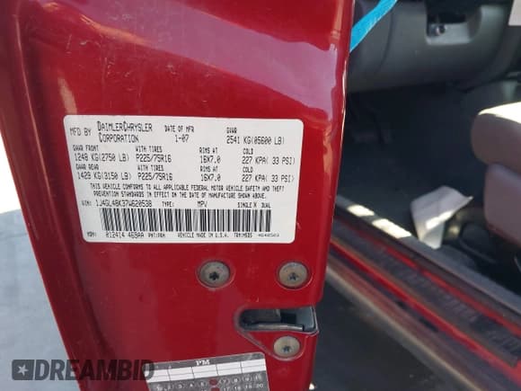 ✅ 2007 Jeep Liberty Sport • VIN: 1J4GL48K37W620538 • Lot: 43530254. Listed on IAAI with 149,370 mi. Free auction sales archive from the USA and detailed vehicle history report at DreamBid. Image 9.