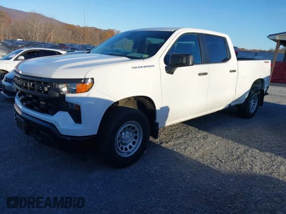 ✅ 2023 Chevrolet Silverado 1500 Work Truck • VIN: 1GCPDAEK3PZ100649 • Lot: 43664995. Listed on IAAI with 90,477 mi. Free auction sales archive from the USA and detailed vehicle history report at DreamBid. Image 2.