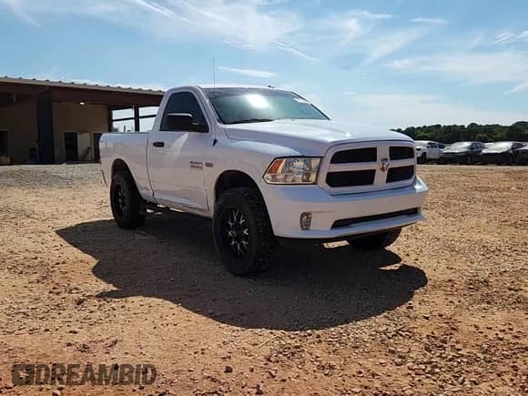 2016 Ram 1500 Express with VIN 3C6JR7ATXGG154448, listed as a Copart auction lot 70376575 with 67,107 mi miles and Salvage title. Bid and sale history available at DreamBid. Image 13.