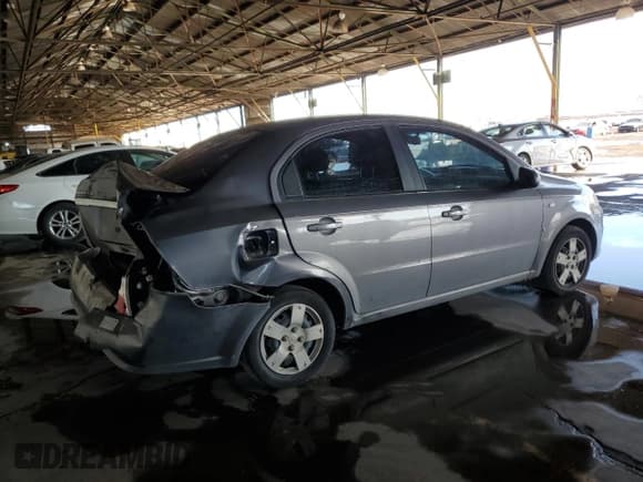 ✅ 2007 Chevrolet Aveo LS • VIN: KL1TD56647B111103 • Lot: 44649585. Wystawiony na Copart z przebiegiem 97 900 mil. Bezpłatny archiwum sprzedaży aukcyjnych z USA i szczegółowy raport historii pojazdu na DreamBid. Zdjęcie 3.