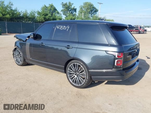✅ 2019 Land Rover Range Rover • VIN: SALGS2RE8KA550927 • Lot: 42787019. Listed on IAAI with 72,953 mi. Free auction sales archive from the USA and detailed vehicle history report at DreamBid. Image 3.