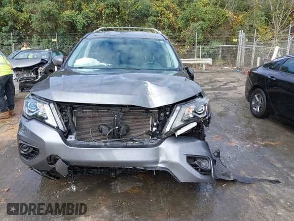 2020 Nissan Pathfinder S with VIN 5N1DR2AN0LC621072, listed as a IAAI auction lot 43412514 with 105,082 mi miles and . Bid and sale history available at DreamBid. Image 12.