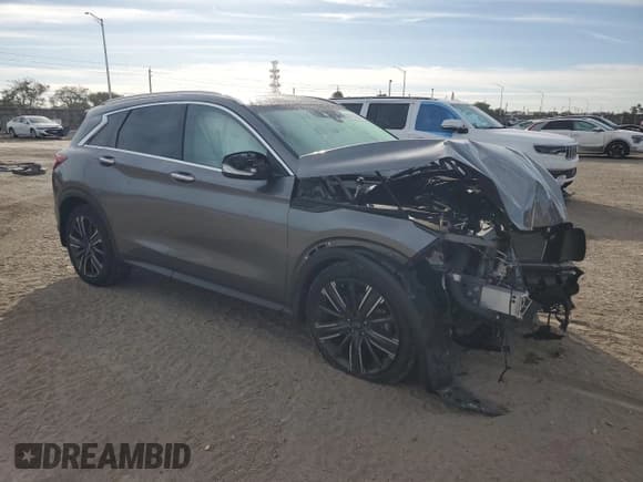 ✅ 2022 Infiniti QX50 Luxe • VIN: 3PCAJ5BA6NF120754 • Lot: 87124524. Wystawiony na Copart z przebiegiem 26 373 mil. Bezpłatny archiwum sprzedaży aukcyjnych z USA i szczegółowy raport historii pojazdu na DreamBid. Zdjęcie 4.