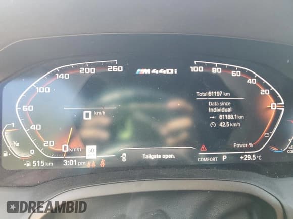 ✅ 2022 BMW 4 Series M440i xDrive • VIN: WBA13AR09NCK28540 • Lot: 65037385. Listed on Copart with 61,197 mi. Free auction sales archive from the USA and detailed vehicle history report at DreamBid. Image 9.