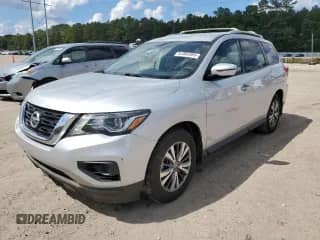 2020 Nissan Pathfinder S with VIN 5N1DR2AN2LC582193, listed as a Copart auction lot 81863385 with 160,800 mi miles and Clean title. Bid and sale history available at DreamBid. Image 1.