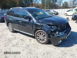 ✅ 2016 Nissan Pathfinder Platinum • VIN: 5N1AR2MN4GC638929 • Lot: 43616208. Listed on IAAI with 263,072 mi. Free auction sales archive from the USA and detailed vehicle history report at DreamBid. Image 1.