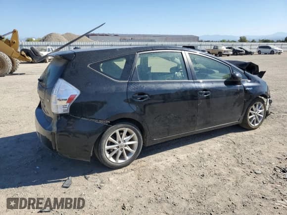 ✅ 2012 Toyota Prius Three • VIN: JTDZN3EUXC3172125 • Lot: 68975345. Listed on Copart with Not provided. Free auction sales archive from the USA and detailed vehicle history report at DreamBid. Image 3.