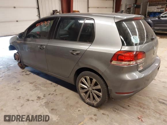 ✅ 2013 Volkswagen Golf TDI w/Sunroof & Nav • VIN: WVWNM7AJ6DW126179 • Lot: 43898783. Listed on IAAI with 174,392 mi. Free auction sales archive from the USA and detailed vehicle history report at DreamBid. Image 3.