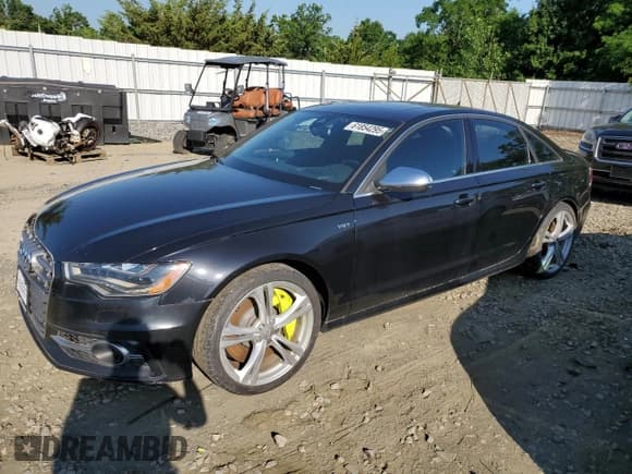 ✅ 2013 Audi S6 Prestige • VIN: WAUJ2AFC5DN036925 • Lot: 61854295. Listed on Copart with 98,219 mi. Free auction sales archive from the USA and detailed vehicle history report at DreamBid. Image 1.