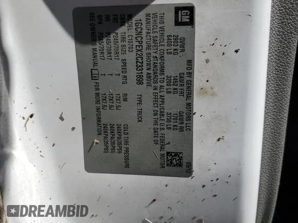 ✅ 2012 Chevrolet Silverado 1500 Work Truck • VIN: 1GCNCPEX2CZ331898 • Lot: 74423684. Listed on Copart with 43,037 mi. Free auction sales archive from the USA and detailed vehicle history report at DreamBid. Image 13.