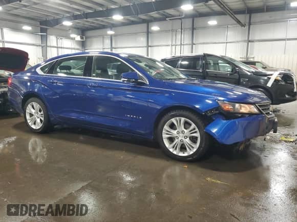 2014 Chevrolet Impala LT with VIN 1G1125S32EU119745, listed as a Copart auction lot 59915375 with 69,140 mi miles and Salvage title. Bid and sale history available at DreamBid. Image 4.