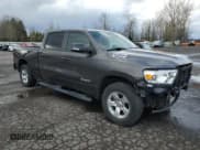 ✅ 2021 Ram 1500 Big Horn • VIN: 1C6SRFMT6MN615853 • Lot: 50740235. Listed on Copart with 38,237 mi. Free auction sales archive from the USA and detailed vehicle history report at DreamBid. Image 4.