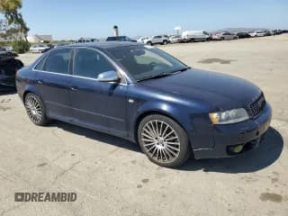 ✅ 2005 Audi S4 • VIN: WAUPL68E25A088637 • Lot: 53632785. Listed on Copart with 104,164 mi. Free auction sales archive from the USA and detailed vehicle history report at DreamBid. Image 4.
