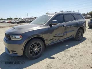 2018 Dodge Durango R/T with VIN 1C4SDJCT4JC269367, listed as a Copart auction lot 64676495 with 79,893 mi miles and Salvage title. Bid and sale history available at DreamBid. Image 1.
