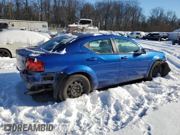 ✅ 2014 Dodge Avenger SE • VIN: 1C3CDZAB7EN226234 • Лот: 86836464. Опубликован ранее на Copart с пробегом 161 159 миль. Бесплатный доступ к архиву аукционных продаж из США и подробный отчёт об истории автомобиля на DreamBid. Изображение 3.