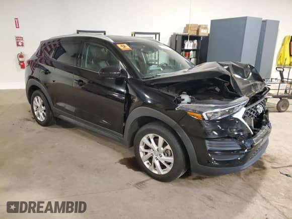 2019 Hyundai Tucson Value with VIN KM8J3CA46KU040203, listed as a Copart auction lot 85547495 with 50,216 mi miles and Salvage title. Bid and sale history available at DreamBid. Image 4.