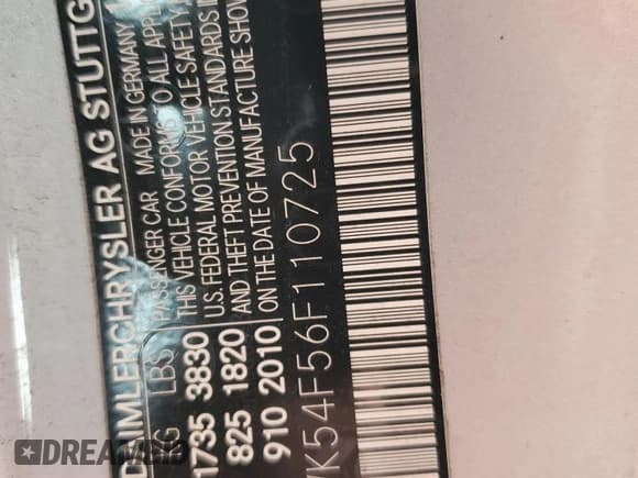 ✅ 2006 Mercedes-Benz SLK 280 • VIN: WDBWK54F56F110725 • Лот: 89597805. Опубликован ранее на Copart с пробегом 201 090 миль. Бесплатный доступ к архиву аукционных продаж из США и подробный отчёт об истории автомобиля на DreamBid. Изображение 12.