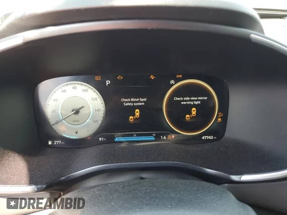 2022 Hyundai Santa Fe SEL z VIN 5NMS3DAJ8NH380503, wystawiony jako Copart lot #71860125 z przebiegiem 47 743 mil mil oraz Szkoda całkowita • Salvage title. Historia ofert i sprzedaży dostępna na DreamBid. Obrazek 9.