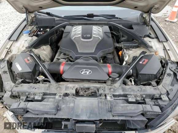 2015 Hyundai Genesis 5.0L z VIN KMHGN4JF5FU062856, wystawiony jako Copart lot #80425764 z przebiegiem 131 067 mil mil oraz Szkoda całkowita • Salvage title. Historia ofert i sprzedaży dostępna na DreamBid. Obrazek 11.