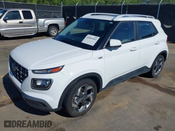 ✅ 2022 Hyundai Venue SEL • VIN: KMHRC8A33NU171505 • Lot: 42041443. Listed on IAAI with 37,908 mi. Free auction sales archive from the USA and detailed vehicle history report at DreamBid. Image 2.