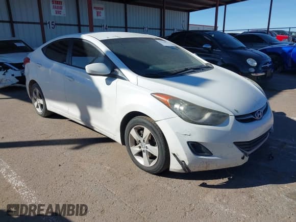 ✅ 2011 Hyundai Elantra GLS • VIN: 5NPDH4AE0BH060393 • Lot: 43578073. Listed on IAAI with 176,218 mi. Free auction sales archive from the USA and detailed vehicle history report at DreamBid. Image 1.