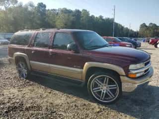 2000 Chevrolet Suburban LT z VIN 3GNEC16T0YG132453, wystawiony jako Copart lot #75047174 z przebiegiem Nie podano mil oraz Szkoda całkowita • Salvage title. Historia ofert i sprzedaży dostępna na DreamBid. Obrazek 4.