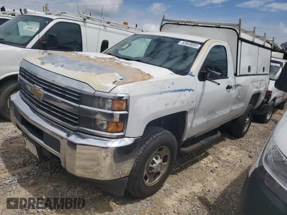 ✅ 2015 Chevrolet Silverado 2500HD Work Truck • VIN: 1GC0CUEG0FZ508462 • Lot: 53949005. Wystawiony na Copart z przebiegiem 265 120 mil. Bezpłatny archiwum sprzedaży aukcyjnych z USA i szczegółowy raport historii pojazdu na DreamBid. Zdjęcie 1.