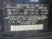 ✅ 2013 Hyundai Azera • VIN: KMHFG4JG2DA226755 • Lot: 53602115. Listed on Copart with 115,204 mi. Free auction sales archive from the USA and detailed vehicle history report at DreamBid. Image 12.