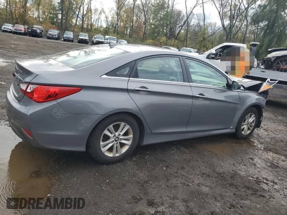 2014 Hyundai Sonata GLS with VIN 5NPEB4AC9EH942199, listed as a Copart auction lot 86624615 with 87,566 mi miles and Salvage title. Bid and sale history available at DreamBid. Image 3.