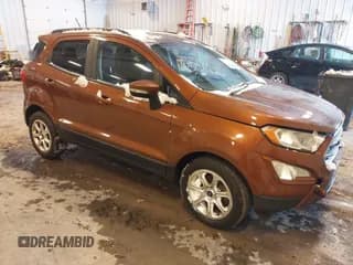 ✅ 2019 Ford EcoSport SE • VIN: MAJ3S2GE1KC254005 • Lot: 43860360. Listed on IAAI with 86,669 mi. Free auction sales archive from the USA and detailed vehicle history report at DreamBid. Image 1.