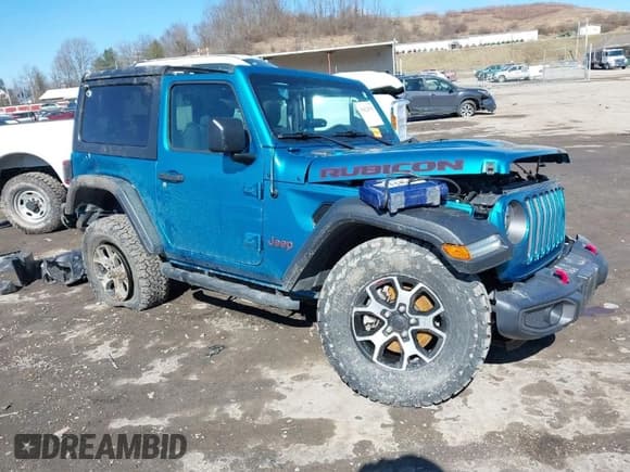 ✅ 2020 Jeep Wrangler Rubicon • VIN: 1C4HJXCG9LW233152 • Lot: 41623515. Listed on IAAI with 88,548 mi. Free auction sales archive from the USA and detailed vehicle history report at DreamBid. Image 1.