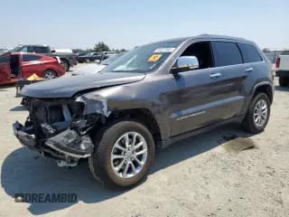 ✅ 2015 Jeep Grand Cherokee Limited • VIN: 1C4RJEBG8FC807918 • Лот: 64321965. Опубликован ранее на Copart с пробегом Не указан. Бесплатный доступ к архиву аукционных продаж из США и подробный отчёт об истории автомобиля на DreamBid. Изображение 1.