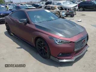 ✅ 2017 Infiniti Q60 Premium • VIN: JN1CV7EK0HM110992 • Lot: 42561643. Listed on IAAI with 65,928 mi. Free auction sales archive from the USA and detailed vehicle history report at DreamBid. Image 1.