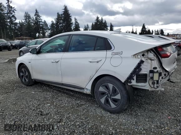 ✅ 2017 Hyundai Ioniq SEL • VIN: KMHC75LC3HU048622 • Lot: 48828205. Wystawiony na Copart z przebiegiem 75 271 mil. Bezpłatny archiwum sprzedaży aukcyjnych z USA i szczegółowy raport historii pojazdu na DreamBid. Zdjęcie 2.