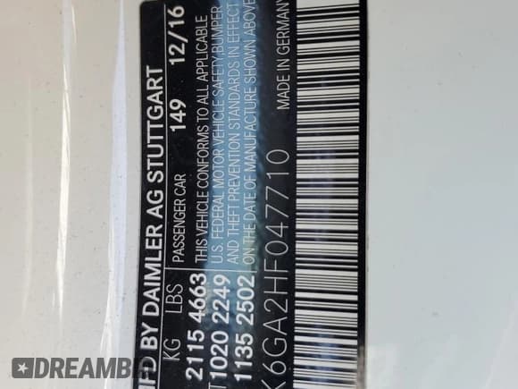 ✅ 2017 Mercedes-Benz SL 450 • VIN: WDDJK6GA2HF047710 • Lot: 53441534. Wystawiony na Copart z przebiegiem 30 176 mil. Bezpłatny archiwum sprzedaży aukcyjnych z USA i szczegółowy raport historii pojazdu na DreamBid. Zdjęcie 12.