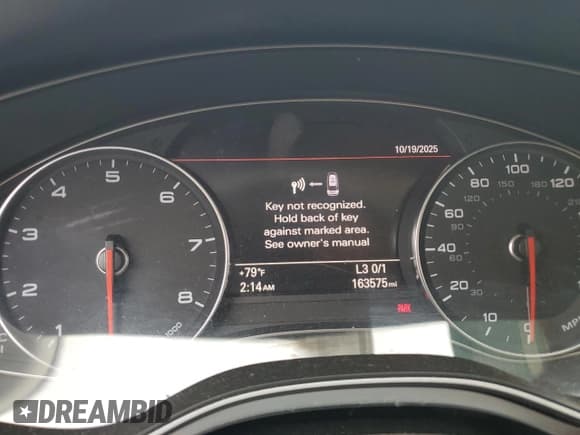 ✅ 2012 Audi A7 Prestige • VIN: WAUSGAFC8CN002062 • Lot: 93937645. Listed on Copart with 163,575 mi. Free auction sales archive from the USA and detailed vehicle history report at DreamBid. Image 9.