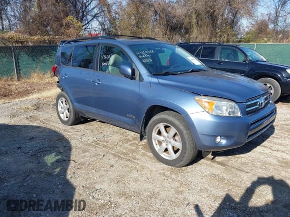 ✅ 2008 Toyota RAV4 Limited • VIN: JTMBK31V085056162 • Lot: 43650341. Listed on IAAI with 76,920 mi. Free auction sales archive from the USA and detailed vehicle history report at DreamBid. Image 1.