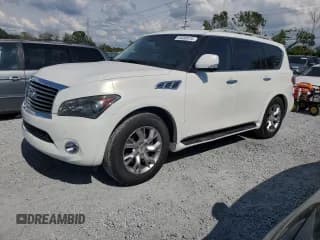 ✅ 2011 Infiniti QX56 8-passenger • VIN: JN8AZ2ND7B9700604 • Lot: 64580975. Listed on Copart with 204,144 mi. Free auction sales archive from the USA and detailed vehicle history report at DreamBid. Image 1.