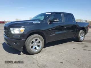 2022 Ram 1500 Big Horn with VIN 1C6SRFFT8NN428998, listed as a Copart auction lot 67613035 with 100,103 mi miles and Salvage title. Bid and sale history available at DreamBid. Image 1.