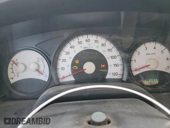 2008 Dodge Dakota Bighorn/Lonestar with VIN 1D7HE38K28S557574, listed as a Copart auction lot 65429424 with 113,032 mi miles and Salvage title. Bid and sale history available at DreamBid. Image 9.