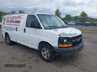 ✅ 2008 Chevrolet Express Cargo • VIN: 1GCFG15X481190344 • Lot: 43220928. Listed on IAAI with 239,278 mi. Free auction sales archive from the USA and detailed vehicle history report at DreamBid. Image 1.
