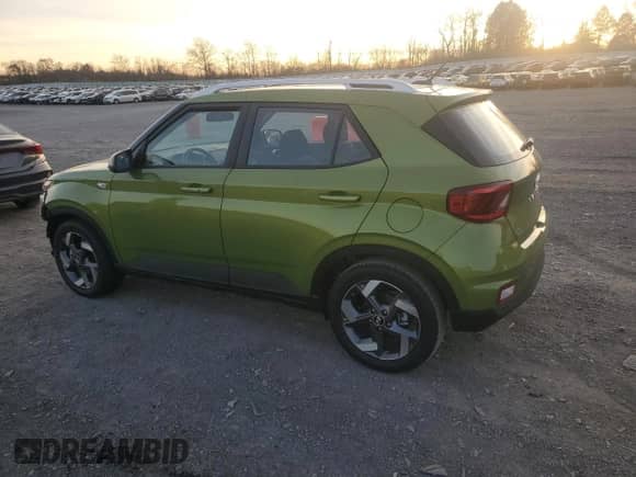 2024 Hyundai Venue SEL с VIN KMHRC8A33RU328522, выставлен на аукционе Copart как лот 80306134 с пробегом 8 108 миль миль и Списание • Salvage title. История ставок и продаж доступна на DreamBid. Изображение 2.