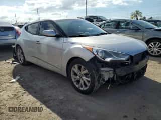 2017 Hyundai Veloster z VIN KMHTC6AD8HU305805, wystawiony jako Copart lot #39634893 z przebiegiem 109 899 mil mil oraz . Historia ofert i sprzedaży dostępna na DreamBid. Obrazek 4.