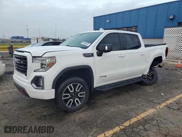 ✅ 2021 GMC Sierra 1500 AT4 • VIN: 1GTP9EEL0MZ453878 • Лот: 81504045. Опубликован ранее на Copart с пробегом 54 562 миль. Бесплатный доступ к архиву аукционных продаж из США и подробный отчёт об истории автомобиля на DreamBid. Изображение 1.