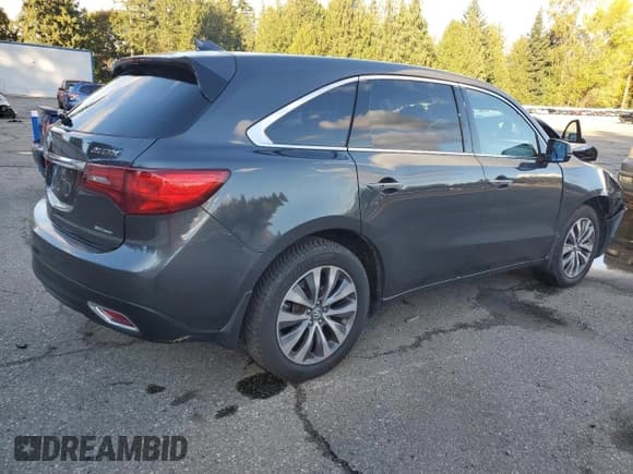 ✅ 2015 Acura MDX Technology • VIN: 5FRYD4H60FB003139 • Lot: 90544965. Listed on Copart with 110,716 mi. Free auction sales archive from the USA and detailed vehicle history report at DreamBid. Image 3.