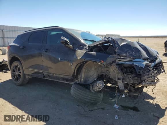 2019 Chevrolet Blazer RS with VIN 3GNKBERS5KS646416, listed as a Copart auction lot 71995304 with 103,778 mi miles and Salvage title. Bid and sale history available at DreamBid. Image 4.