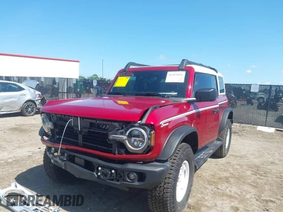✅ 2025 Ford Bronco Heritage Edition • VIN: 1FMEE4DPXSLA56580 • Lot: 42455016. Listed on IAAI with 773 mi. Free auction sales archive from the USA and detailed vehicle history report at DreamBid. Image 17.